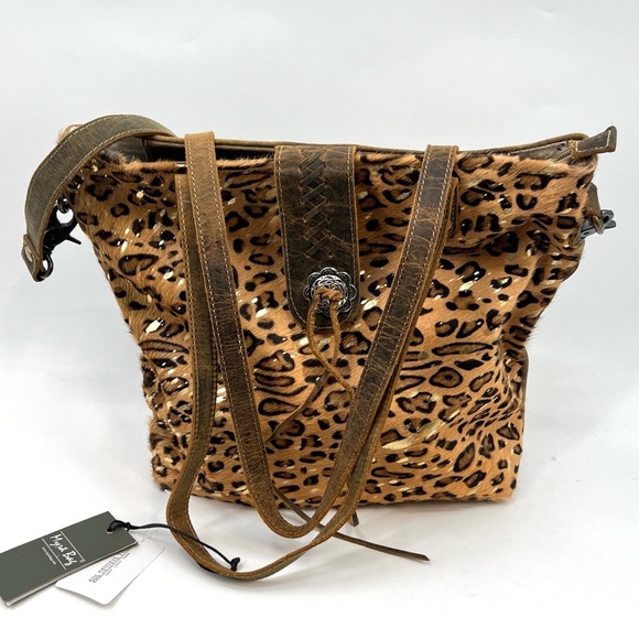 NWT Myra Cowhide Tote/Crossbody Bag - Picture 5 of 6